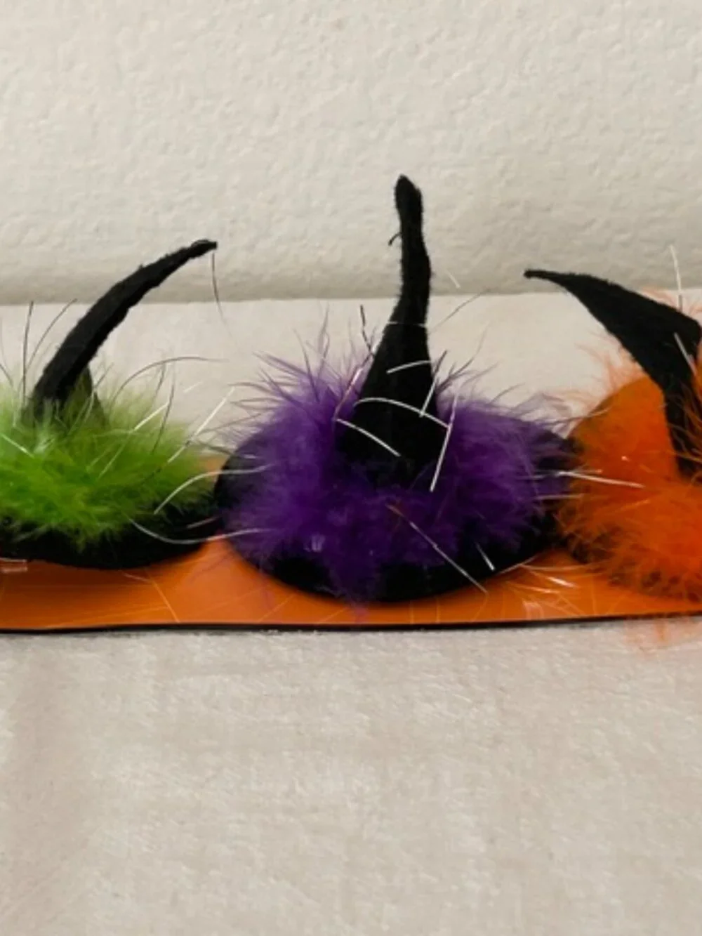 3-Pack Mini Witch Hat Hair Clips NEW